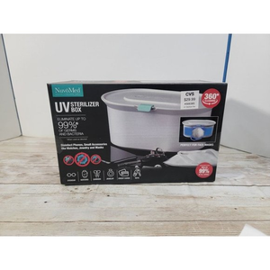 NuvoMed UV Light Sterilization Box for Phone‎ Watch Jewelry Glasses Keys Earbuds